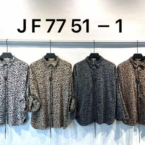 Рубашка Immei (XL-4XL) JF7751-1 black (деми) Immei JF7751-1 black