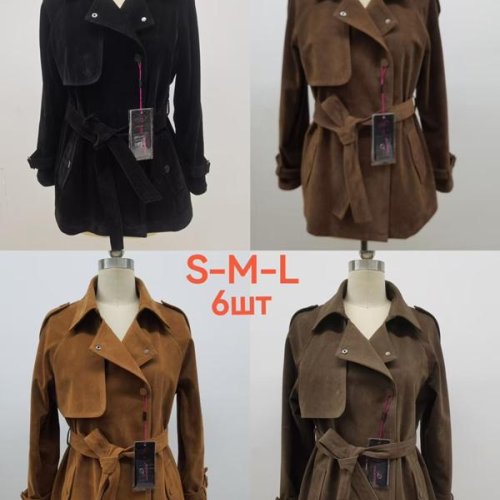 Пальто LiOpt (S-L) G2521 khaki (деми) LiOpt G2521 khaki