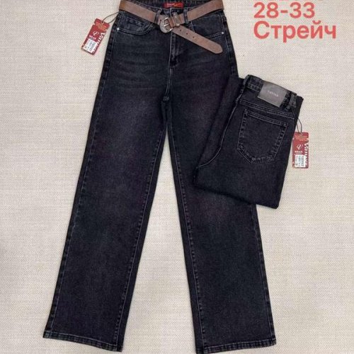 Джинсы Vanver (28-33) B82075 black (деми) Vanver B82075 black