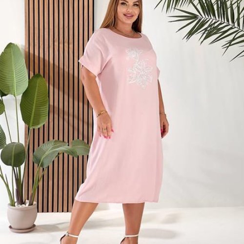 Платье BAT (52-58) 415 pink (лето) BAT 415 pink