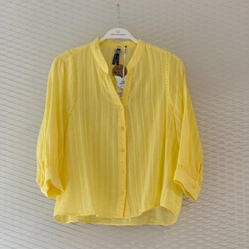 Рубашка New Season (S-L) 8541 yellow (лето) New Season 8541 yellow