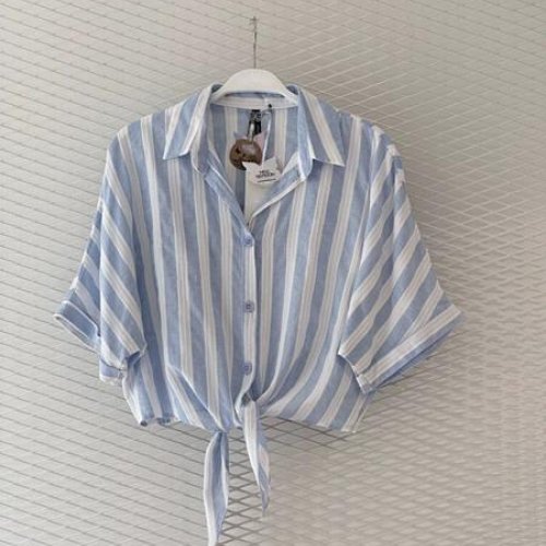 Рубашка New Season (S-L) 8548 l.blue (лето) New Season 8548 l.blue