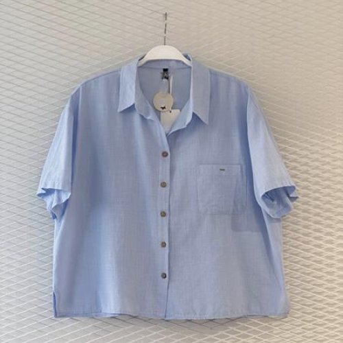 Рубашка New Season (one size) 8553 l.blue (лето) New Season 8553 l.blue