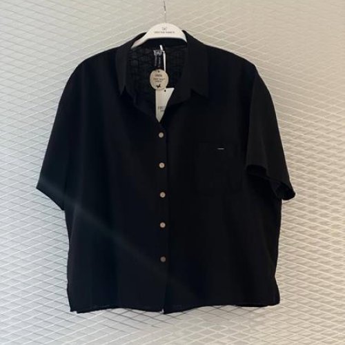 Рубашка New Season (one size) 8554 black (лето) New Season 8554 black