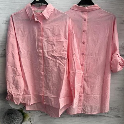 Рубашка New Season (S-L) 8566 pink (лето) New Season 8566 pink
