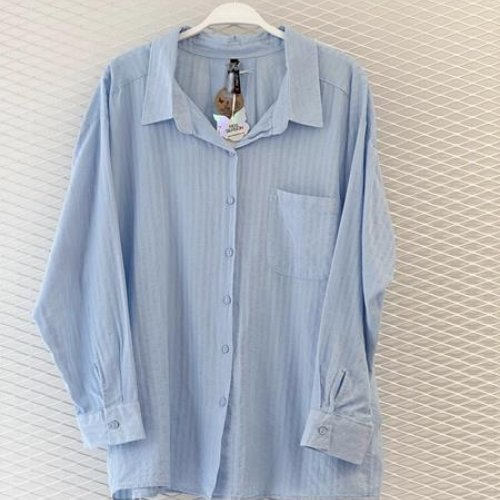 Рубашка New Season (one size) 8574 l.blue (деми) New Season 8574 l.blue