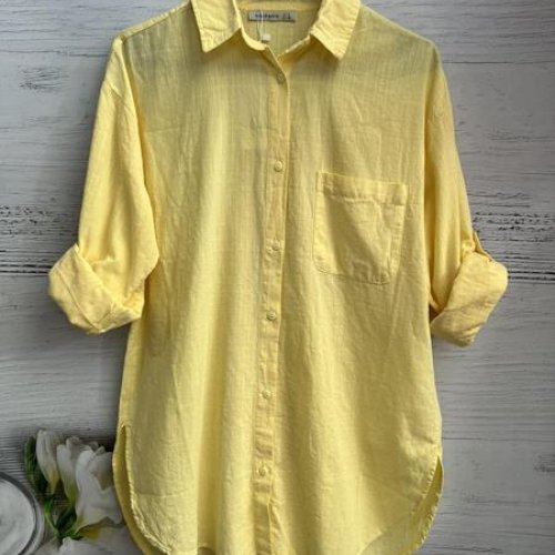 Рубашка New Season (S-L) 8580 yellow (деми) New Season 8580 yellow