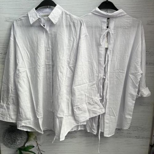 Рубашка New Season (S-L) 8593 white (деми) New Season 8593 white