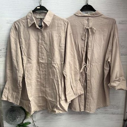Рубашка New Season (S-L) 8595 brown (деми) New Season 8595 brown