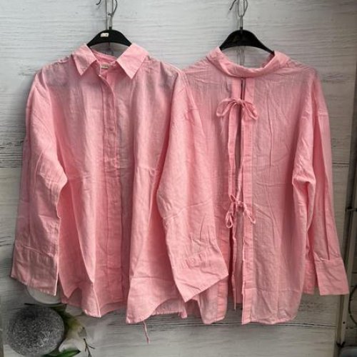 Рубашка New Season (S-L) 8596 pink (деми) New Season 8596 pink
