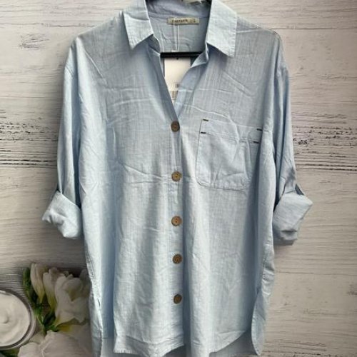 Рубашка New Season (S-L) 8603 l.blue (деми) New Season 8603 l.blue