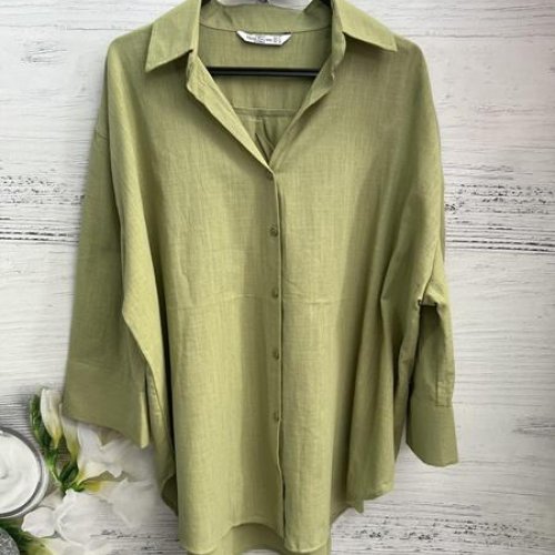 Рубашка New Season (S-XL) 8607 khaki (деми) New Season 8607 khaki