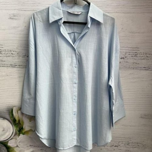 Рубашка New Season (S-XL) 8609 l.blue (деми) New Season 8609 l.blue