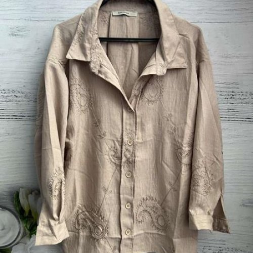 Рубашка New Season (one size) 8614 beige (деми) New Season 8614 beige