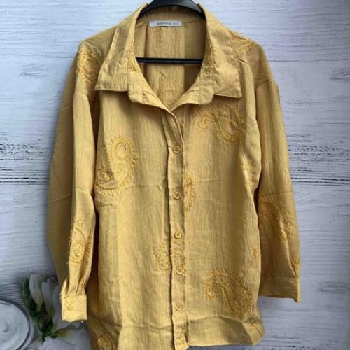 Рубашка New Season (one size) 8615 yellow (деми) New Season 8615 yellow