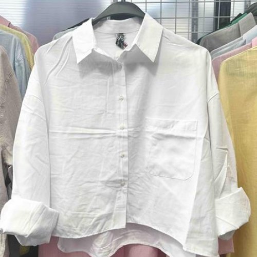 Рубашка New Season (S-L) 8626 white (деми) New Season 8626 white