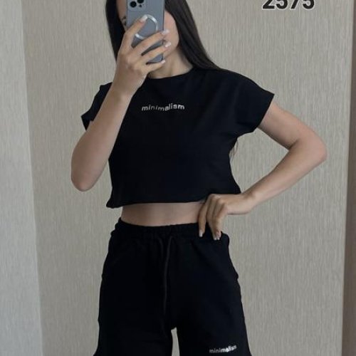 Костюм FSN (42-48) 2575 black (лето) FSN 2575 black