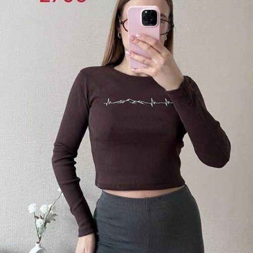 Свитер FSN (42-46) 2706 brown (деми) FSN 2706 brown