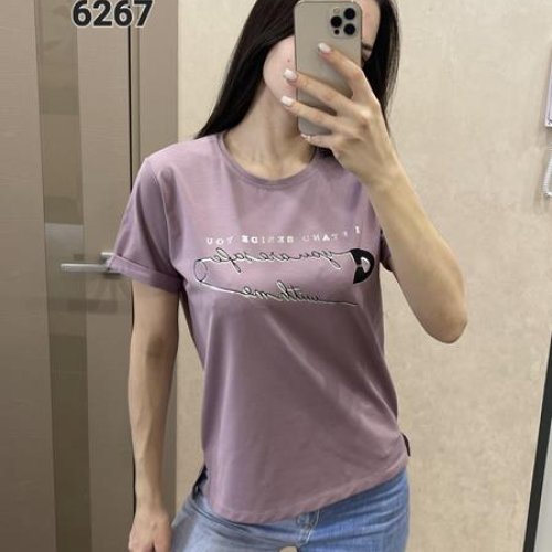 Футболка FSN (44-50) 6267 lilac (лето) FSN 6267 lilac