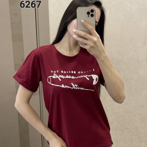 Футболка FSN (44-50) 6267 wine (лето) FSN 6267 wine