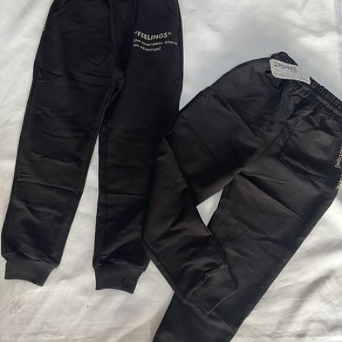 Штаны спорт Zayka (5-8) ZA810 black (деми) Zayka ZA810 black