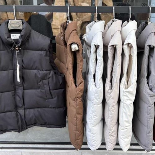 Жилетка Yafeier (L-3XL) 158 beige (деми) Yafeier 158 beige