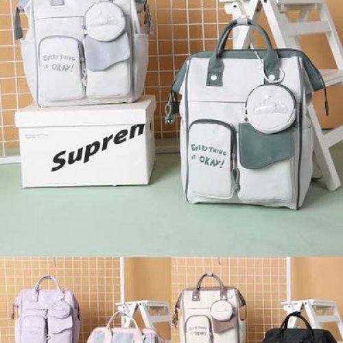 Рюкзак Candy bags (45*30*20) S277 white-l.grey (деми) Candy bags S277 white-l.grey