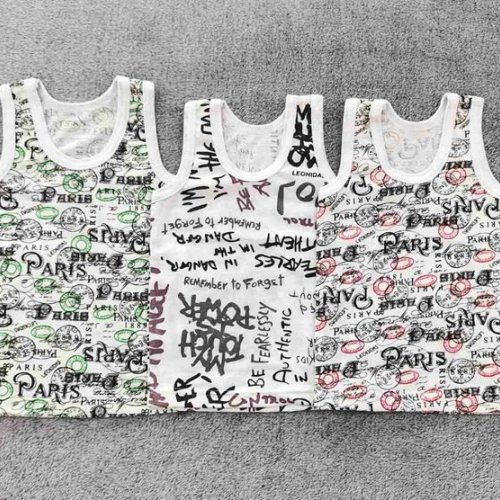 Майка Boys&Girls (1-5) BG371 white-grey (лето) Boys&Girls BG371 white-grey