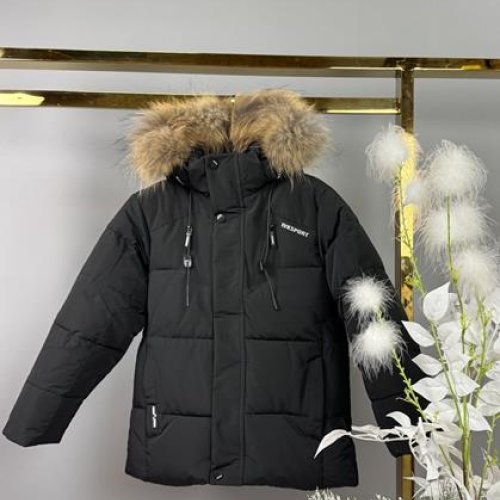 Куртка Delfinka (122-146) B576 black (зима) Delfinka B576 black