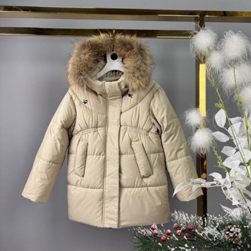 Куртка Delfinka (98-122) CP69 beige (зима) Delfinka CP69 beige