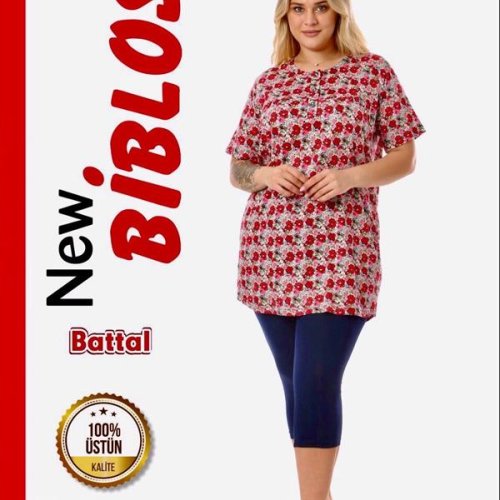 Туника Cotpark (6XL-9XL) 704 red (лето) Cotpark 704 red