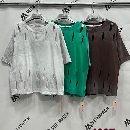 Футболка Met&March (one size) 4387 green (лето) Met&March 4387 green
