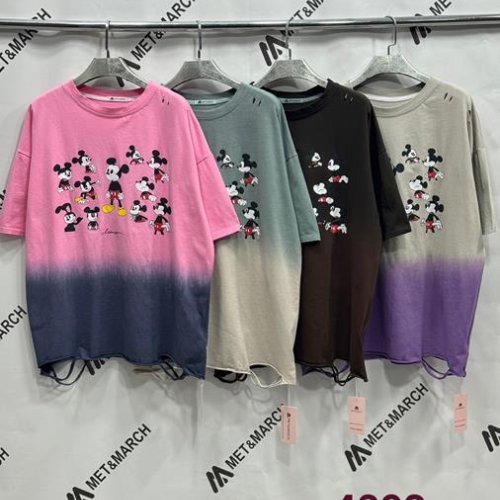 Футболка Met&March (one size) 4392 grey-lilac (лето) Met&March 4392 grey-lilac