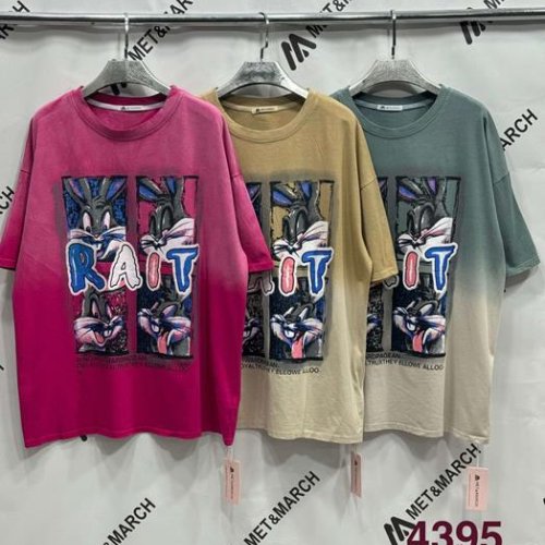 Футболка Met&March (one size) 4395 mint-grey (лето) Met&March 4395 mint-grey
