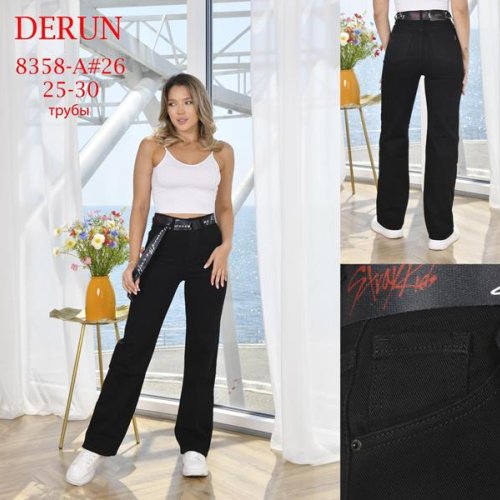 Джинсы Leen (25-30) 8358A black (деми) Leen 8358A black