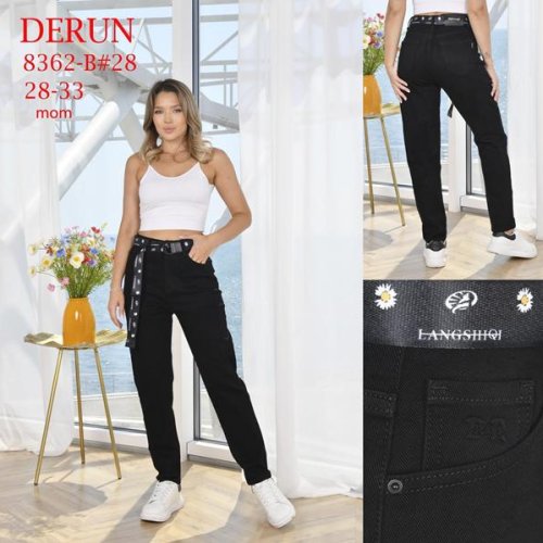 Джинсы Leen (28-33) 8362B black (деми) Leen 8362B black