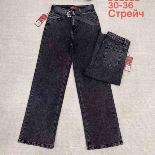 Джинсы Leen (30-36) D82082 black (деми) Leen D82082 black
