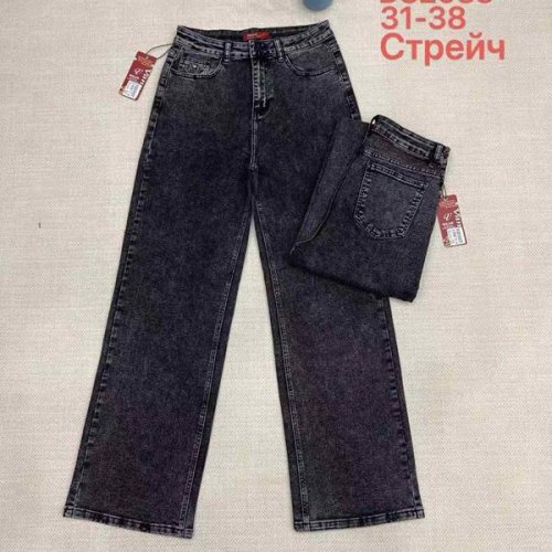 Джинсы Leen (31-38) D82083 black (деми) Leen D82083 black
