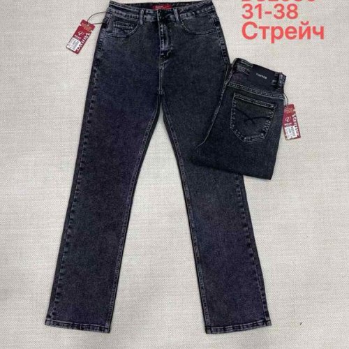 Джинсы Leen (31-38) D82086 black (деми) Leen D82086 black