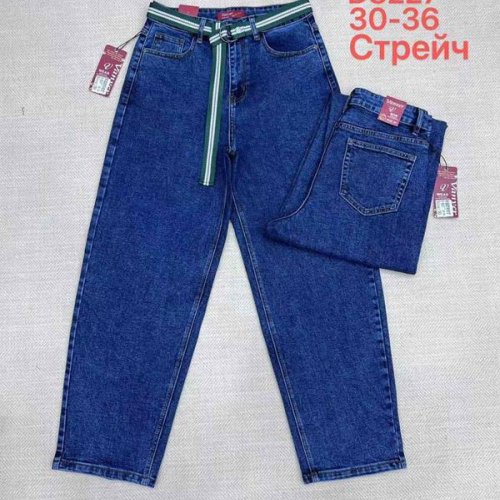 Джинсы Leen (30-36) D8227 blue (деми) Leen D8227 blue