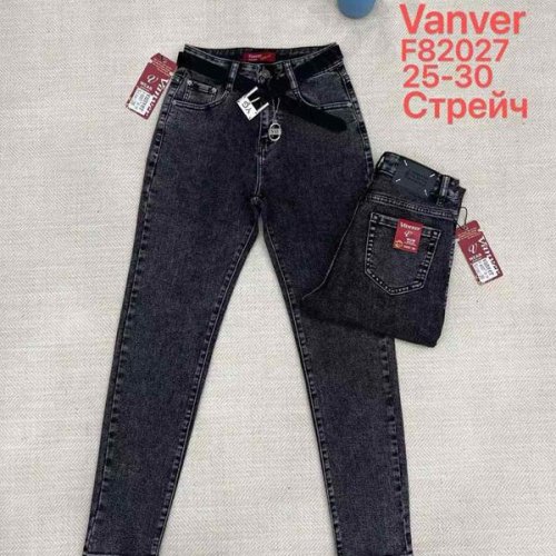 Джинсы Leen (25-30) F82027 black (деми) Leen F82027 black