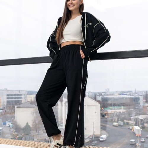 Костюм спорт AZNA (XS-L) Д117 black (деми) AZNA Д117 black