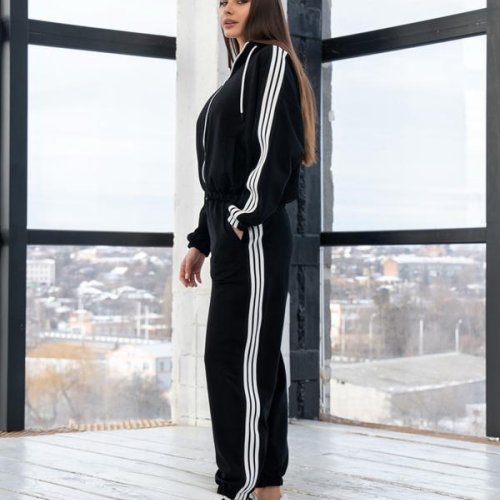 Костюм спорт AZNA (S-XL) Д94 black (деми) AZNA Д94 black