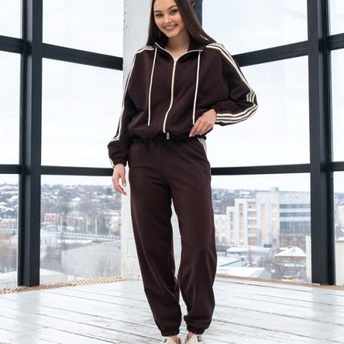 Костюм спорт AZNA (S-XL) Д94 brown (деми) AZNA Д94 brown