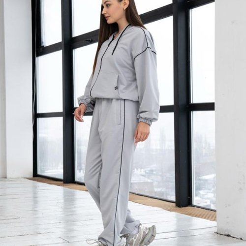Костюм спорт AZNA (S-XL) Д120 grey (деми) AZNA Д120 grey