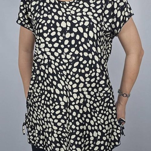 Туника Bugrova (60-70) B77 black (лето) Bugrova B77 black