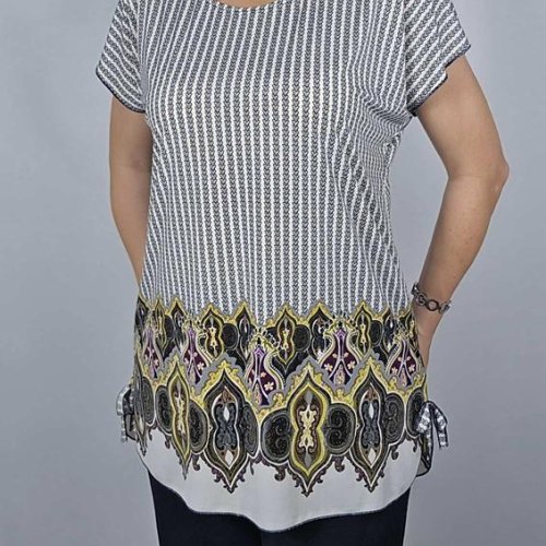 Туника Bugrova (60-70) B78 white (лето) Bugrova B78 white
