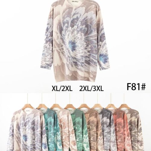 Свитер KissMe (XL-3XL) F81 mix (деми) KissMe F81 mix