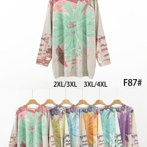 Свитер KissMe (2XL-4XL) F87 mix (деми) KissMe F87 mix