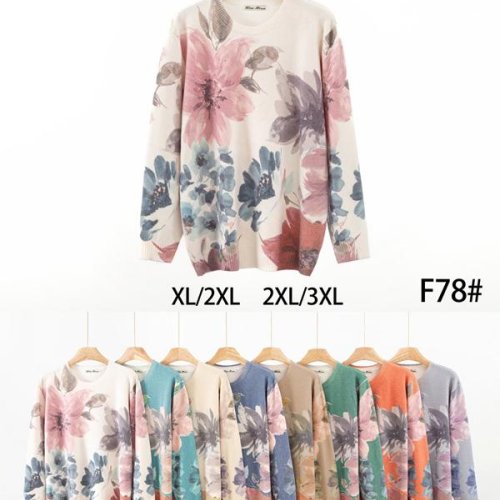 Свитер KissMe (XL-3XL) F78 mix (деми) KissMe F78 mix